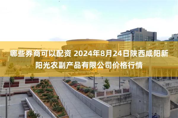 哪些券商可以配资 2024年8月24日陕西咸阳新阳光农副产品有限公司价格行情